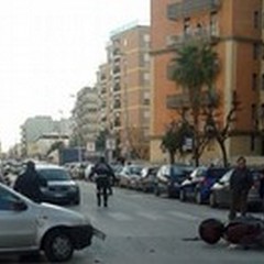 Incidente auto-scooter in via Barletta: un 58enne in  "giallo "