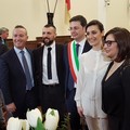 Nozze in Comune per l'on. Giuseppe D'Ambrosio e la sua Mariangela