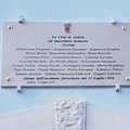 Ad Andria una targa in memoria delle vittime del disastro ferroviario del 12 luglio 2016