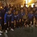 "Caffè biancazzurro ": la Fidelis incontra i tifosi per le vie della città