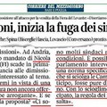 Invito a dimettersi di Michele Coratella (M5S) a Nicola Giorgino