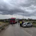 Incidente sulla strada tangenziale, nei pressi dello svincolo per l'A/14