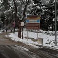 Neve a Castel del Monte: tanti i curiosi sul posto