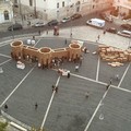 Festival Castel dei Mondi: oggi la spettacolare distruzione della  "Structure monumentale "