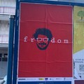 Ad Andria i manifesti a sostegno della cittadinanza italiana per Patrick Zaki
