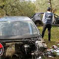 Auto cannibalizzate rinvenute in contrada Femmina Morta