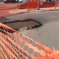 Andria, voragine in via Mozart, la terza in un mese