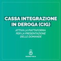 Sostegno per imprese e lavoratori: attiva piattaforma domande di Cassa Integrazione in Deroga