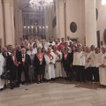 Cerimonia della vestizione di tre nuovi soci della Pia Associazione Crociferi di Andria