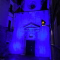 Per il compleanno del Rotary illuminata ad Andria la chiesa di Santa Maria di Porta Santa