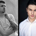 Antonio Orefice e Artem Tchachuk della serie tv "Mare Fuori " a Molfetta