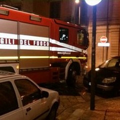 Principio d'incendio in un'abitazione del centro storico