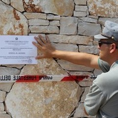 Una vecchia masseria a  "La Minarca ": sequestro di manufatto abusivo