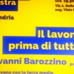 Barozzino, ospite ad Andria di Benvenuta Sinistra