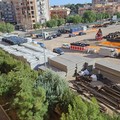Cantiere interramento ferroviario ad Andria, controlli di Carabinieri, Finanza e Polizia