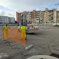 Iniziati i lavori in Largo Ceruti, con via Tintoretto chiusa al traffico