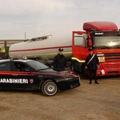 Autocisterna da 35mila litri di carburante recuperata dai Carabinieri