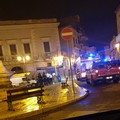 Prende fuoco cavo della fibra ottica in piazza Porta La Barra mentre la pioggia manda in black out il centro storico