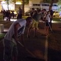 Pulizia di piazza SS. Trinità: compiuta una nuova missione