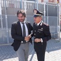 Il Generale Ubaldo Del Monaco saluta ad Andria il Questore Alfredo Fabbrocini