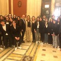 Classi dell’Istituto “Carafa” di Andria a Montecitorio accolti dall’on. Matera