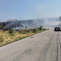 Per tre volte appiccato il fuoco su terreni incolti in via Da Villa: intervento di Polizia Locale e Vigili del Fuoco