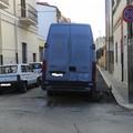 Incidente in via Diaz angolo via Orsini tra una bici elettrica ed un furgone