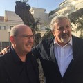 Emiliano ad Andria con don Riccardo: "Forte è lo Stato, forte è la comunità che non accetta questi atti intimidatori "