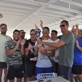 Premiazione dei vincitori del beach rugby al Lido Mattinelle di Trani