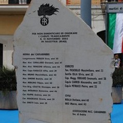 Inaugurata la stele in ricordo dei Martiri di Nassiriya