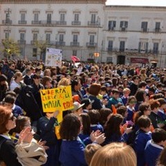 Marcia della Legalità di Libera, migliaia di studenti in Piazza