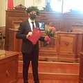 Tesi di laurea telematica in sala consiliare: è Gianpaolo Vito Brescia il primo laureando