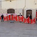 Multiservizi, scatta la protesta: davanti alla prefettura anche addetti di Andria