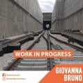 Nuovi binari alla stazione di Andria centrale della Bari Nord