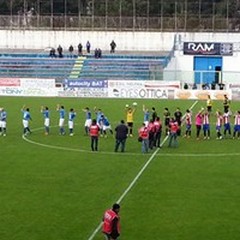 Fidelis Andria - Molfetta 1-0: gli azzurri volano in finale contro il Mola