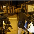 Rischia di finire in una aggressione il furto di vestiti usati dai cassonetti situati per strada