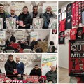 L'Andria rossonera alla presentazione della pubblicazione "Il grande libro dei quiz sulla storia del Milan "