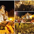 Un fiume di fedeli ha accompagnato il simulacro della Madonna dei Miracoli al suo Santuario