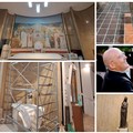 Nuovo volto alla parrocchia di San Luigi a Castel del Monte: avviati interventi all'interno ed all'esterno della chiesa