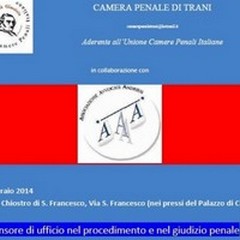 Il difensore di ufficio: un convegno presso il Chiostro di San Francesco