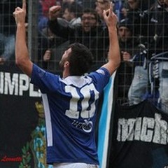 Cavese - Fidelis Andria 2-3: gli azzurri festeggiano la Lega Pro
