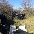 Cimitero di auto rubate nelle campagne andriesi