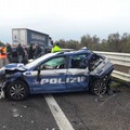 Incidente sull'A/14: due agenti della Polstrada ricoverati al  "L. Bonomo "