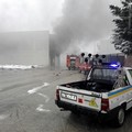 Garage in fiamme in zona Sant'Angelo dei Ricchi