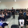 Gli studenti dell'IPSIA “Archimede” incontrano il Comandante Aiello, della Stazione CC di Andria