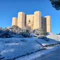 Ecco la prima neve a Castel del Monte