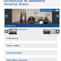 Questura di Barletta Andria Trani: attivato anche il sito internet
