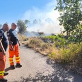 Vasto incendio in contrada Montefaraone ad Andria