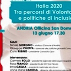 «Italia 2020: tra percorsi di volontariato e politiche di inclusione»
