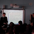 Gli studenti della scuola media  "Manzoni " a lezione sulla legalità con i Carabinieri di Andria